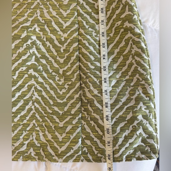 Rotate Puff Sleeve Jacquard Mini Dress Metallic 10 Holiday New Years Going Out - Picture 13 of 13